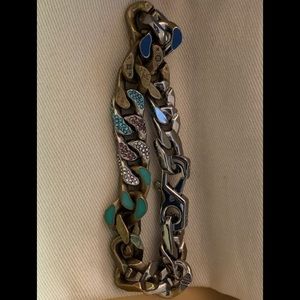 Louis Vuitton Chain Links patches bracelet